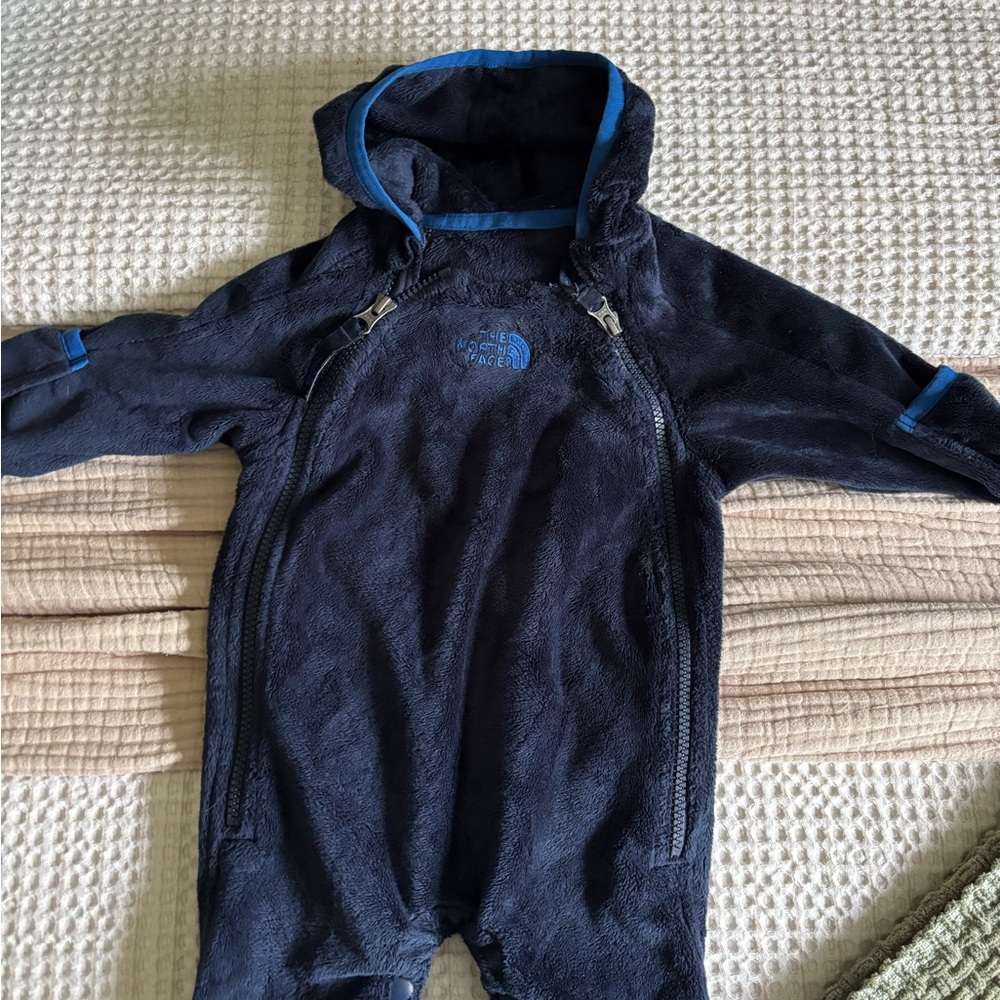 The North Face Kids Navy Blue Hooded Jacket